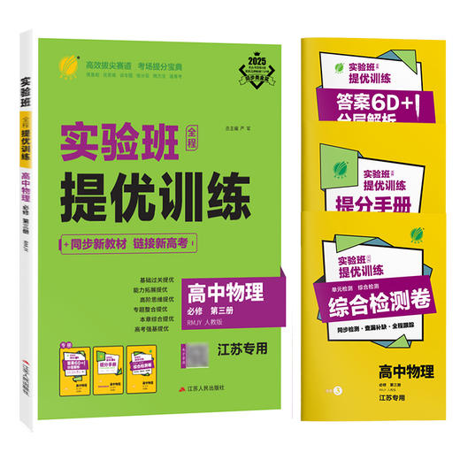 【人教版(江苏专用)】高中物理必修(第三册) 实验班全程提优训练 商品图4