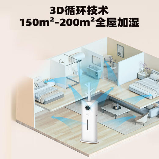 亚都（YADU）落地式加湿器家用客厅大容量大雾量智能UV杀菌SC1000-TSK12 TSK12 商品图1