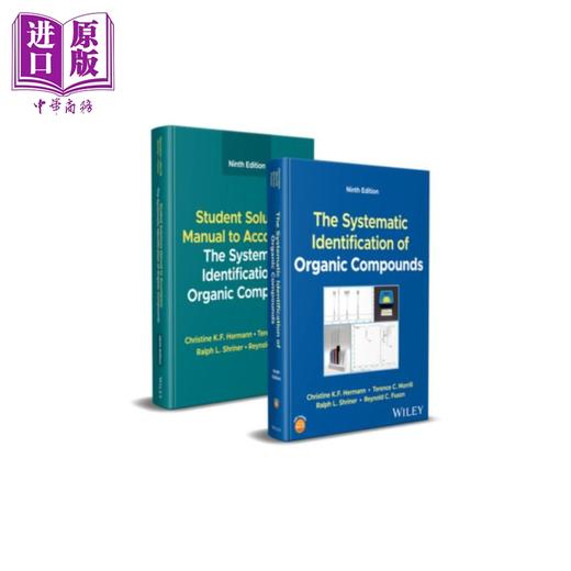 【中商原版】有机化合物的系统鉴定 第9版 The Systematic Identification Of Organic Compounds 英文原版 Christine Hermann 商品图0