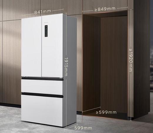 西门子（SIEMENS）(202859)【无界】平嵌 501L大容量法式多门 家用变频电冰箱 超薄平嵌 双系统双循环 抑菌清新 变温储鲜 KF88E1220C 商品图0