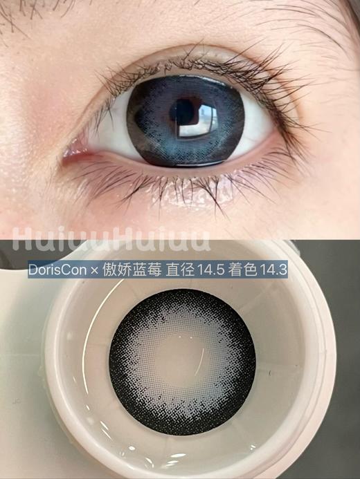 【半年抛大直径】DORISCON-傲娇系列--傲娇蓝莓/暖阳玫瑰/乌木沉香-14.5mm/14.3mm 【半年抛 0-1000度 含有525/575】 商品图1