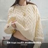 马登美式阿兰绞花毛衣冬季女复古编织麻花针织衫休闲长袖内搭套指毛衫 商品缩略图3