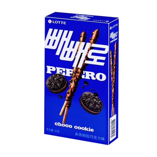 乐天 派派乐曲奇颗粒巧克力味饼干棒 32g/盒 商品图0