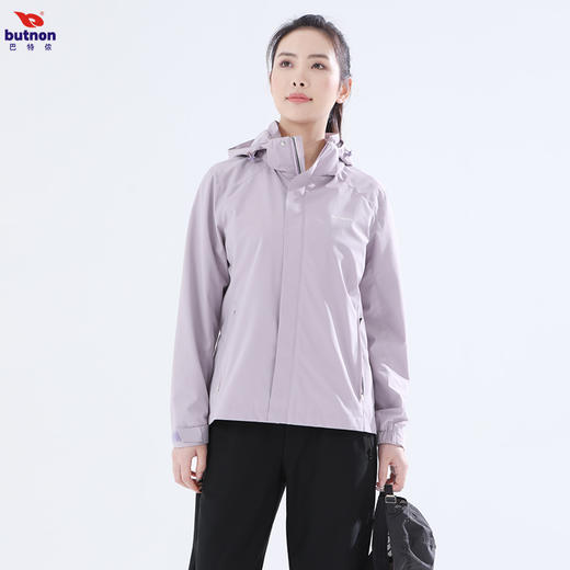 巴特侬女子梭织外套运动风衣防泼水双层W4602 商品图2