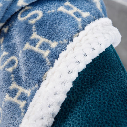 水星家纺 浮光雪貂绒毯180*200cm 商品图3