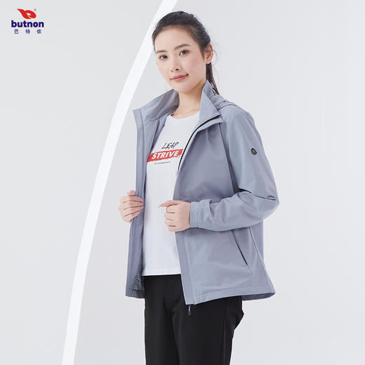 巴特侬女子运动外套梭织风衣W4606 商品图3