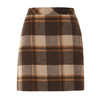 EITIE爱特爱冬季新款复古格纹包臀显瘦高腰半身裙女裙7606308 商品缩略图5