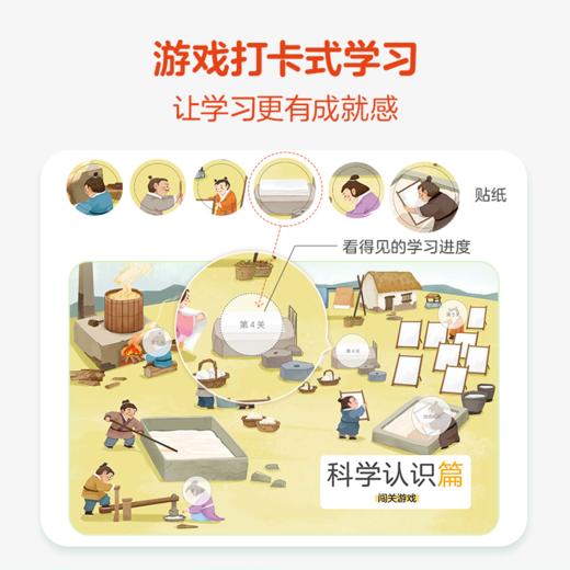 摩比爱古诗   可点读  启蒙孩子表达能力   趣味学习  5册套装 商品图4