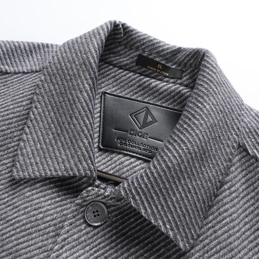 【新款DAB】大依优型大码男装羊毛呢双面呢大衣大衣外套手工呢子中长款胖子休闲男士 商品图6