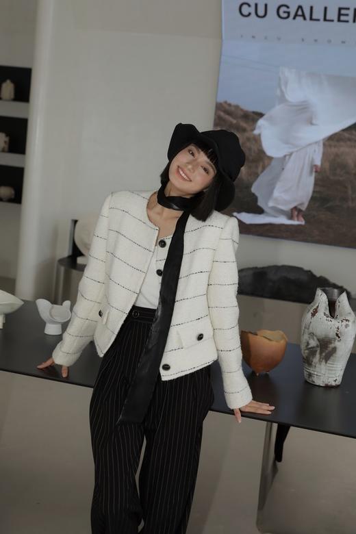 LNNNS 法式小香风条纹外套 17528 商品图2