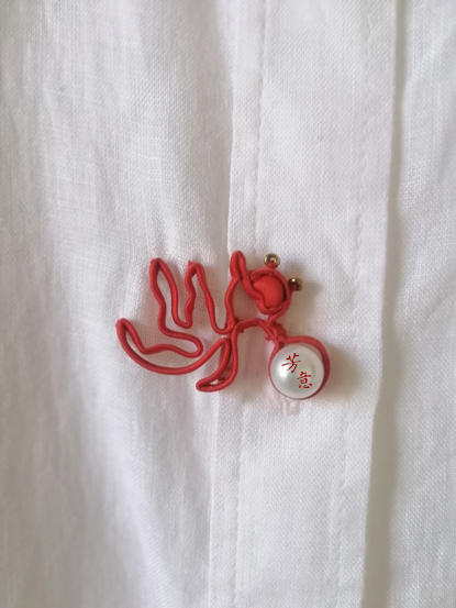 双鱼盘扣定制○芳意旗袍 商品图5