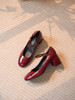 豪麟名鞋LORIBLU女鞋玛丽珍鞋牛移膜革LR41P红色 商品缩略图3