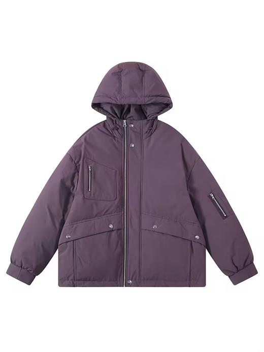 马得工地/MDMF231101/机能户外感连帽羽绒服 商品图2