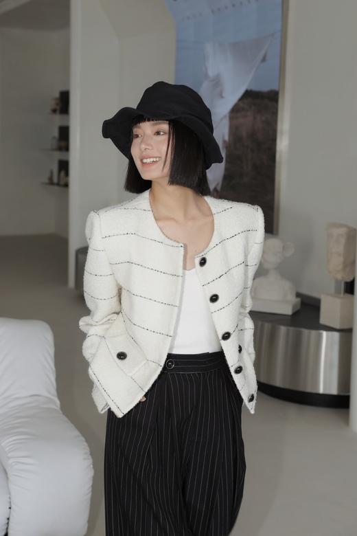 LNNNS 法式小香风条纹外套 17528 商品图3