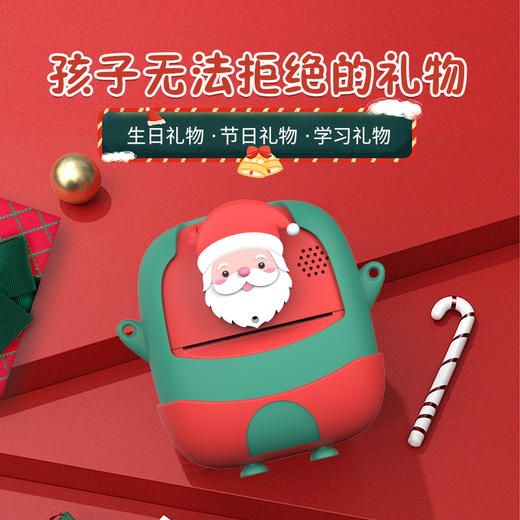 圣诞拍立得打印相机 商品图0