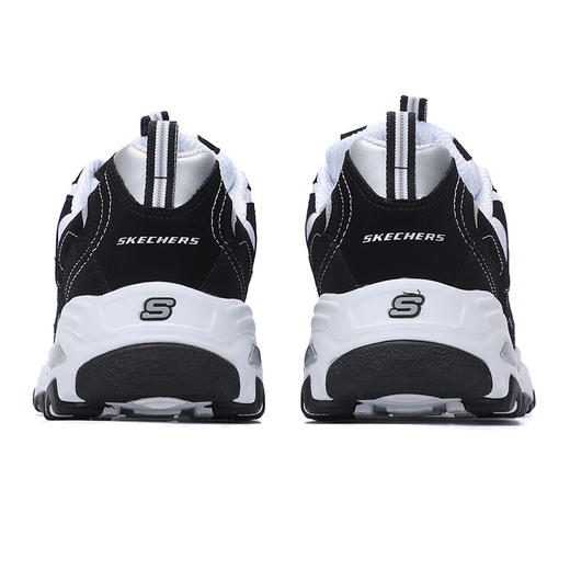 斯凯奇（Skechers）熊猫鞋男 D'LITES时尚潮流舒适低帮运动休闲鞋 52675-BKW 商品图7