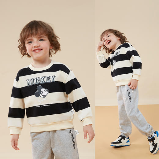 【迪士尼Disneybaby正品套装】男女童秋冬长袖套装 商品图6