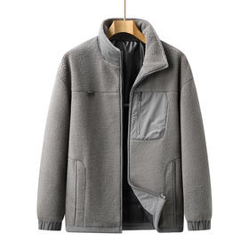 【特大码】【新款DPX】大依优型大码潮款颗粒绒立领羽绒服鸭绒外套休闲胖子大码男休闲宽松加肥加大上衣