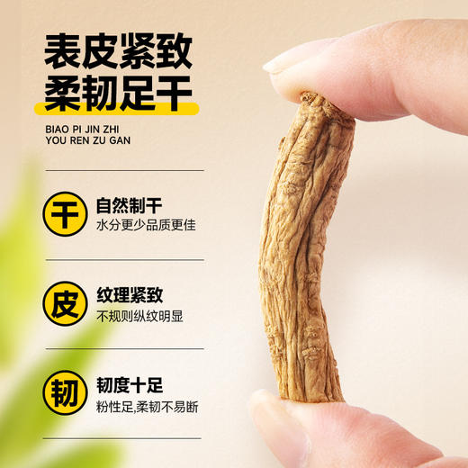 【营养丰富！甘肃岷县党参】东北人生，西北党参，优选甘肃岷县白条党参，您的健康好选择，自然色泽，香浓味正，黄芪当归煲汤炖汤料L 商品图3