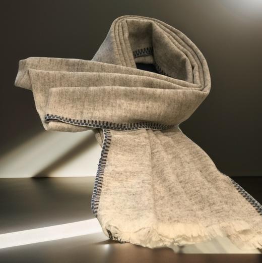 优品堂【格子物语】羊毛🐑围巾披肩两用 商品图1