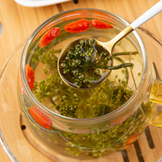 【绿色黄金！长白山人参花】四年孕育，一参一花三年一开，人参之精华，人工采摘，自然晾晒，长白山人参花茶干货，中老年人参大花蕾泡茶L 商品图3