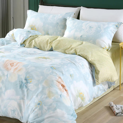 水星家纺 全涤磨毛四件套—鸿蒙 商品图3