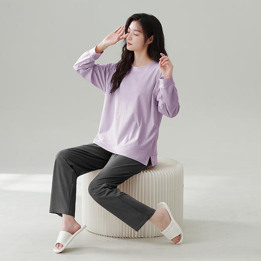 康妮雅女式长袖长裤套头套装 商品图0