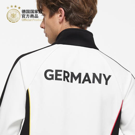 【官方正版】德国国家队 | 黑白印花经典拼接潮流运动休闲外套 商品图4