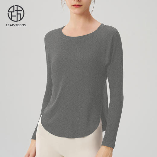 跃牌【安琪拉系列】秋季新款裸感瑜伽服女宽松性感露肩瑜伽上衣CX7405 商品图9