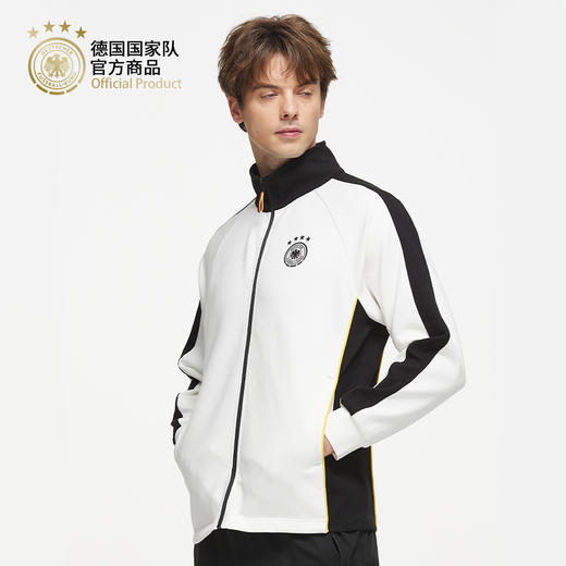 【官方正版】德国国家队 | 黑白印花经典拼接潮流运动休闲外套 商品图2