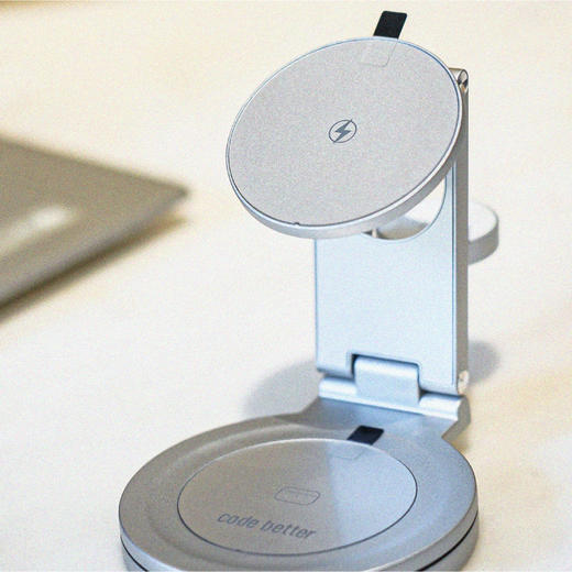 1024系列三合一折叠无线充 商品图1