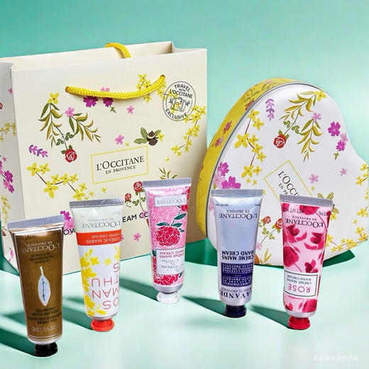 【双12嗨购节】【全球购·送礼袋】L'OCCITANE普罗旺斯欧舒丹幸运护手霜礼盒（爱心幸运护手霜五支装）·现货速达 商品图12