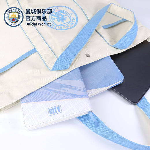 【官方正版】曼城俱乐部 | 简约运动大容量托特包单肩包球迷周边 商品图2