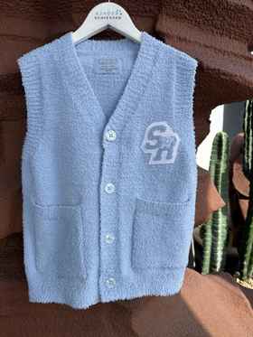 【半边绒】SCHIESSER德国舒雅男童马甲全涤半边绒柔软保暖弹性佳3B/23375V