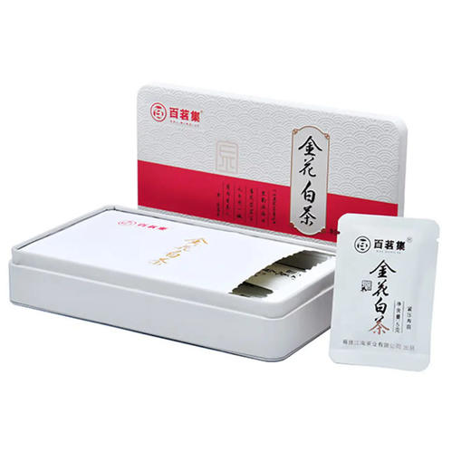 0593【国企严选，山海食材】百茗集金花白茶 小泡装 60g 白色 商品图2