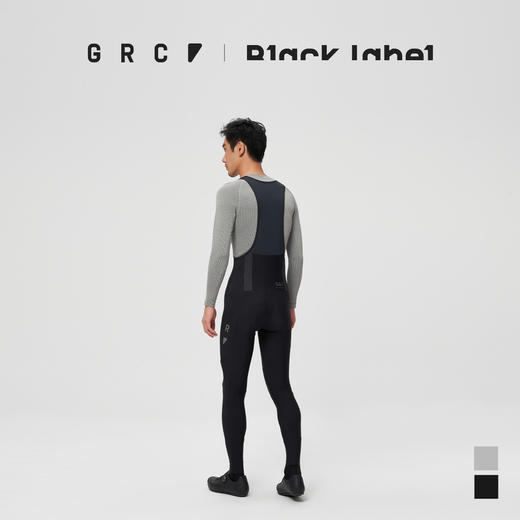 GRC桀骜无尽 Black label 黑标系列秋冬款抓绒骑行背带长裤男士 商品图3