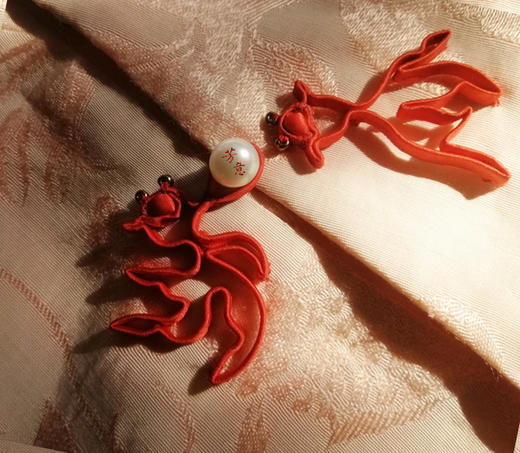 双鱼盘扣定制○芳意旗袍 商品图0