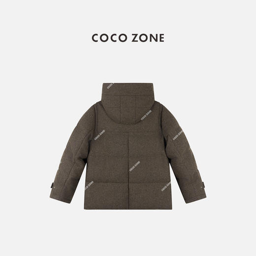 COCO ZONE 90鹅绒秋冬简约牛角扣气质羽绒服CC2C1811 商品图1