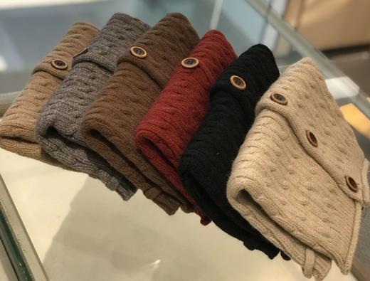 优品堂【清悦2】帽子.围脖.小领肩多功能妙用拉绒款 商品图1