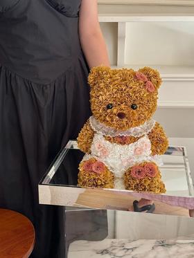 网红爆品永生花小熊熊