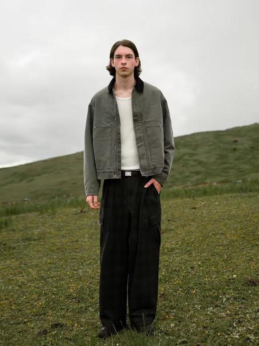 Evistub/E-4QWT604/底特律脱浆帆布水洗工装棉服 商品图1