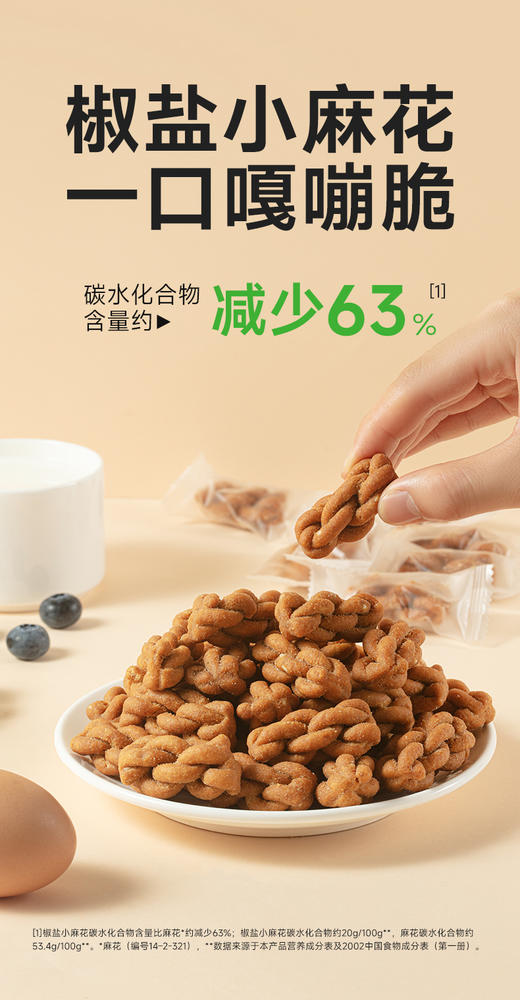 鹿鹿推荐·【糖友饱饱】椒盐小麻花 商品图1