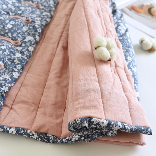 雀说 加厚中老年女士妈妈秋冬季棉花棉袄棉服外套家居服 商品图3