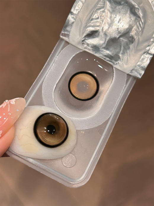 4Youthcon旗下 · 发光芝士&冰闪黑茶｜14.5mm白狮参考着色大直径｜年抛 商品图1