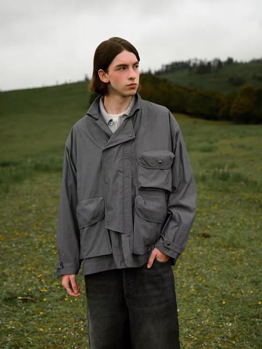 Evistub/E-4QWT702/进口华达呢混纺猎装山地多袋工装夹克外套 商品图0