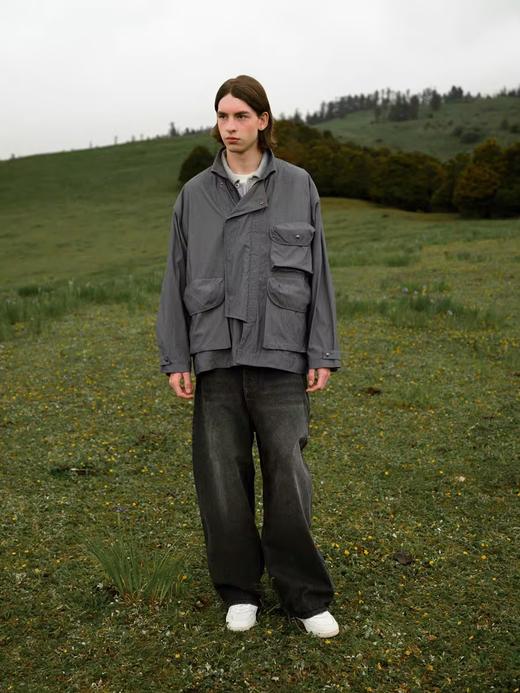 Evistub/E-4QWT702/进口华达呢混纺猎装山地多袋工装夹克外套 商品图3