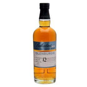 百龄坛（Ballantine’s）洋酒 百龄坛苏格兰威士忌 进口洋酒调配型 格伦伯吉12年陈酿 无盒