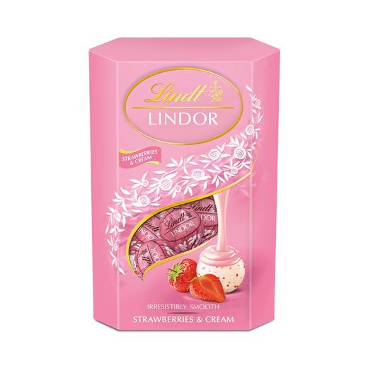瑞士莲 意大利进口软心草莓奶油白巧克力 200g/盒 商品图1