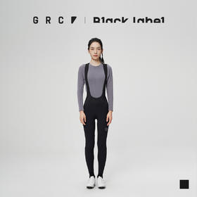 GRC桀骜无尽 Black label 黑标系列深冬防风保暖背带骑行长裤女士