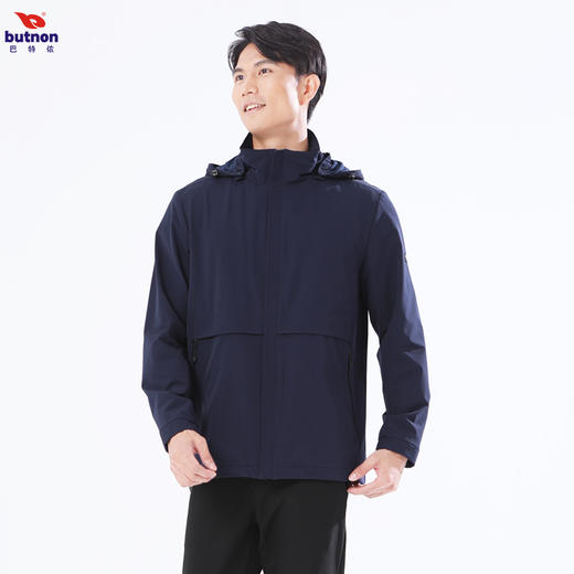 巴特侬男子运动外套梭织风衣双层M4605 商品图0